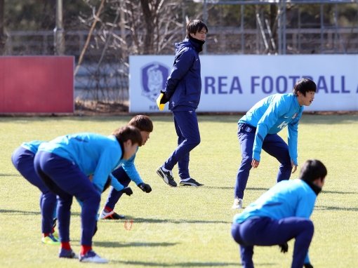 홍명보와 축구올림픽대표팀. 스포츠동아DB