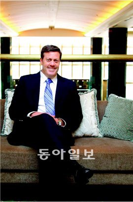 크레이그 스미스 메리어트인터내셔널 아시아태평양 지역 부사장은 “한국인들은 취향이 섬세한 데다 다른 문화에 열려 있다”며 “한국은 아주 중요한 시장”이라고 강조했다. JW메리어트호텔서울 제공