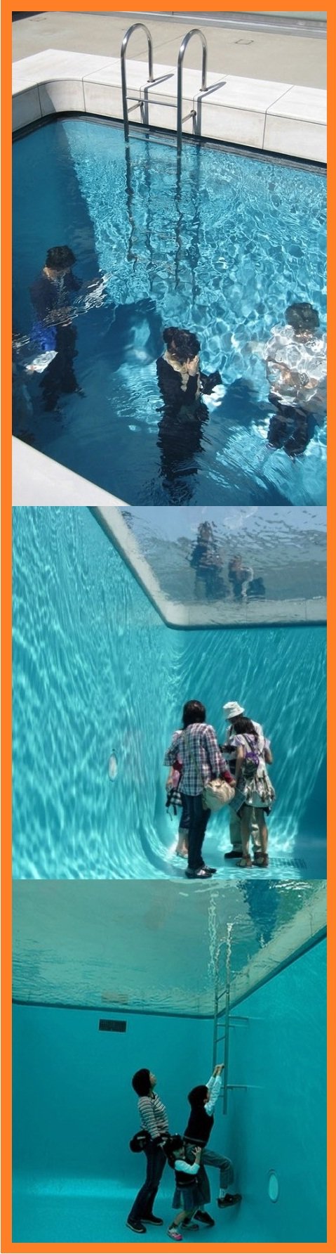 물이 없는 수영장 (출처= 커뮤니티 게시판)