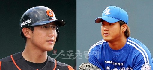 황재균(왼쪽)-박석민. 스포츠동아DB