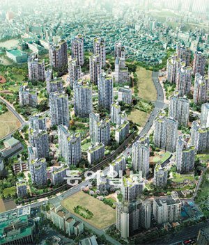 마포 아현 3구역 조감도.