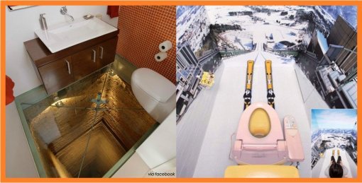 가장 무서운 화장실 (출처= 커뮤니티 게시판)