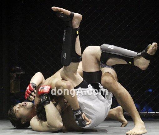 김동현과 양준혁이 치열한 대결을 펼치고 있다. 국경원 기자 onecut@donga.com