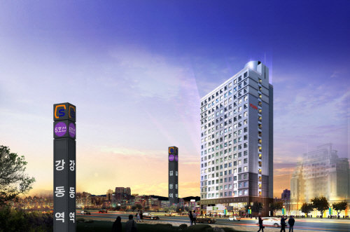 <강동 와이시티 투시도>