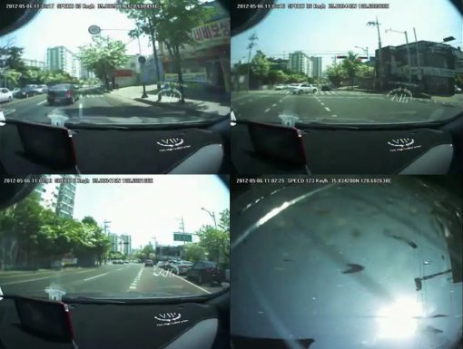 YF 소나타 급발진 블랙박스 영상 캡쳐