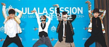 지난해 ‘슈퍼스타K3’ 우승 이후 첫 음반을 낸 울랄라세션의 박승일, 김명훈, 임윤택, 박광선(왼쪽부터). CJ E&M 제공