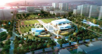 부천 문화예술회관 조감도.