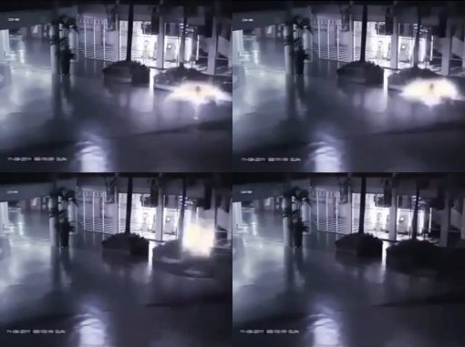 천사 환영 찍힌 CCTV