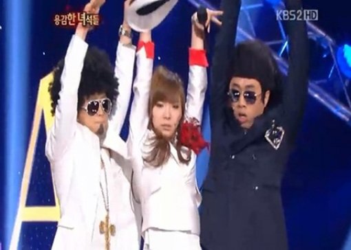 ‘용감한 녀석들’의 박성광, 신보라, 정태호. 사진 ｜ KBS 2TV ‘개그콘서트’ 방송 캡처