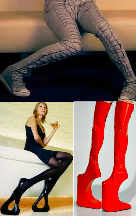 난해한 디자인으로 한 번 신었다 하면 좀처럼 벗기 어려운 ‘벗을 수 없는 신발’