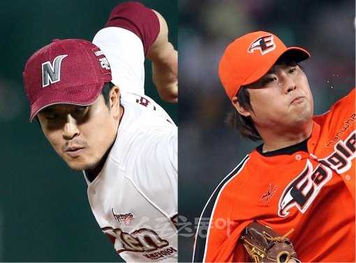 김병현(왼쪽)-류현진. 스포츠동아DB