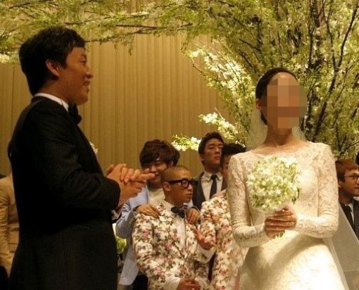20일 진행된 정준하의 결혼식. 사진 ｜ 온라인 게시판
