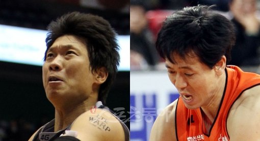 박상오(왼쪽)-신기성. 스포츠동아DB