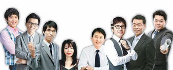 (왼쪽부터) ‘2012 신나는 학부모대학’ 강사 김태우, 이종서, 우연철, 윤정은, 윤동수, 이근갑, 김희동, 이재진