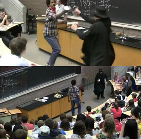 수업 중 나타난 조로 동영상 화제