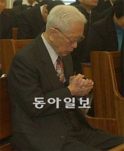 김창인 원로목사. 동아일보DB