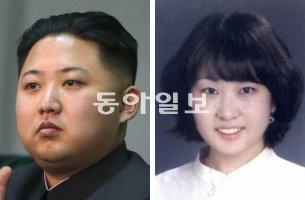 김정은(왼쪽),  김혜진 서기관(오른쪽)