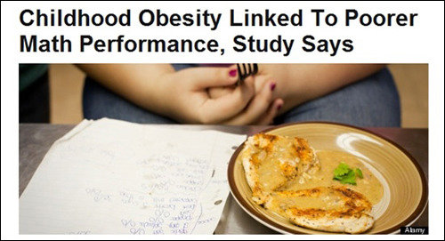 비만과 수학성적의 관계를 조사한 연구결과가 나와 화제다.