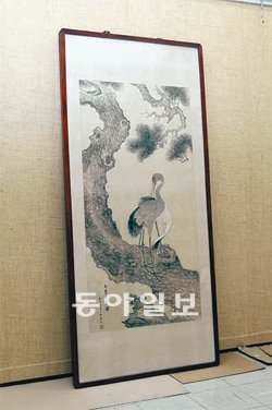 이현재 전 국무총리가 18일 기증한 장승업의 ‘천수삼우도’. 서울대 제공