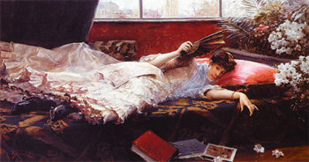 줄리어스 르블랑 스튜어트 ‘게으른 오후’,1884년.