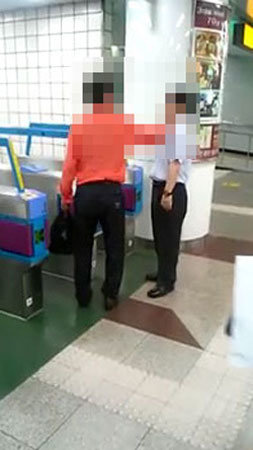 ▲ 지하철 폭행남