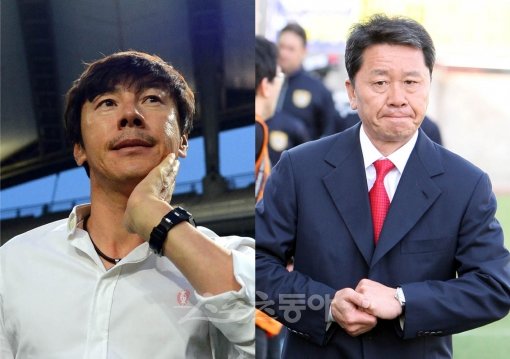 신태용 성남감독(왼쪽)-정해성 전남감독. 스포츠동아DB