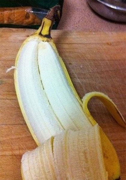 ▲쌍쌍 바나나 눈길