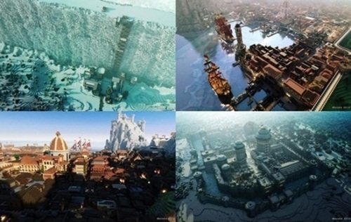 게임으로 만든 배경(출처= 커뮤니티 게시판)