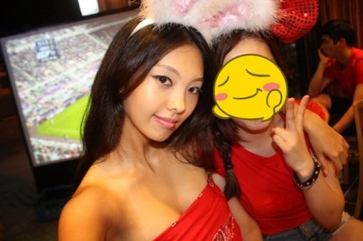 올림픽 바니걸녀.