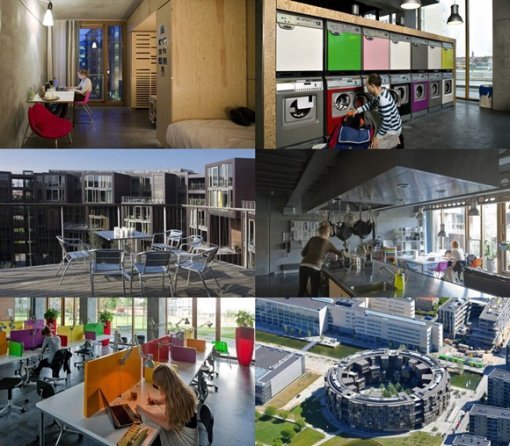세계 최고의 기숙사 건물로 꼽히는 덴마크 티에트겐 학생 기숙사.