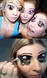 미국 유행 화장법