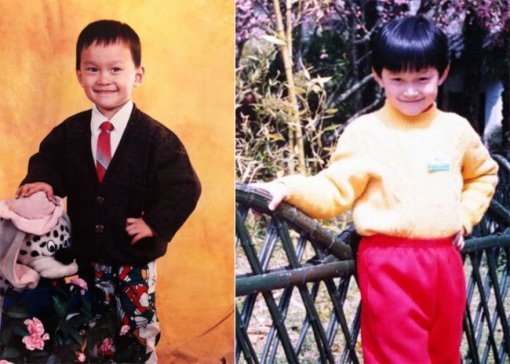 쑨양 선수 어릴적(사진= 쑨양 웨이보)