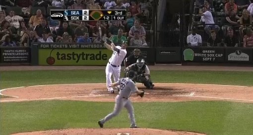 시카고 화이트삭스 아담 던 시즌 38호 홈런 장면. 사진=해당 경기 캡처