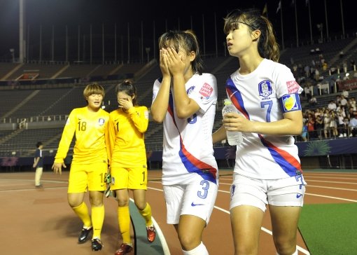 U-20 여자대표팀은 일본의 높은 벽을 실감하며 8강에서 마무리됐다. 희망과 과제를 동시에 안겨준 대회였다. 사진제공｜대한축구협회