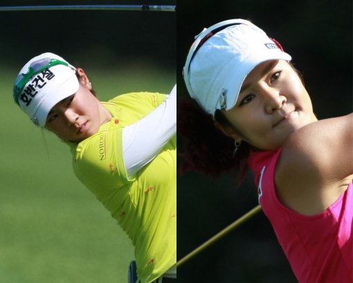 박주영(왼쪽)-윤슬아. 사진제공｜KLPGA