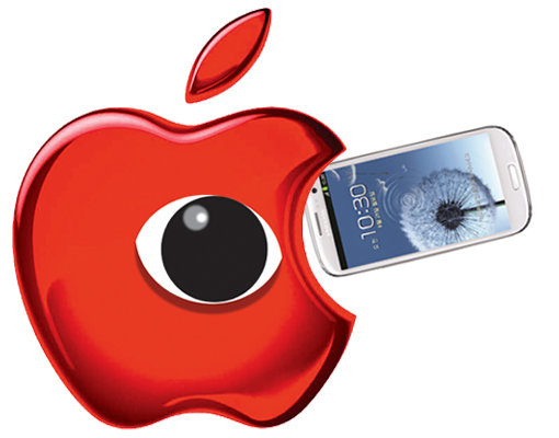 애플이 특허 침해 소송 범위를 ‘갤럭시 S3’(오른쪽) 등 최신 전략 스마트폰으로 확대하면서 삼성전자를 겨냥한 공세를 한층 강화하고 있다.