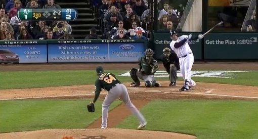디트로이트 타이거즈 미겔 카브레라 39호 홈런 장면. 사진=해당 경기 캡처