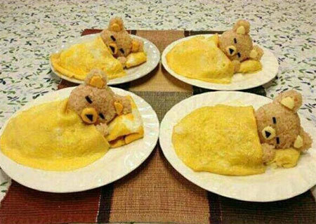 ▲기발한 오므라이스