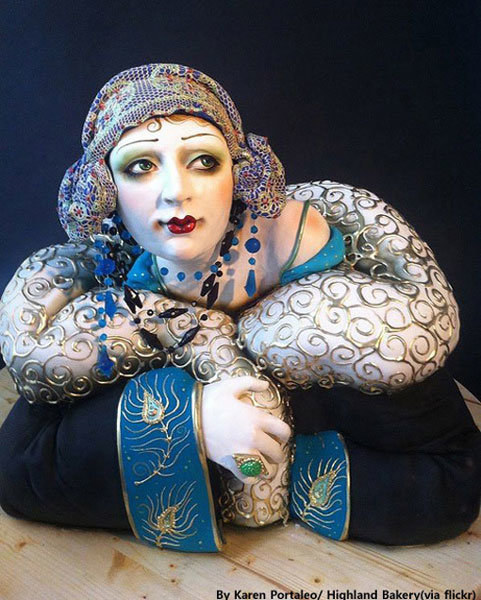 ▲귀부인 케이크