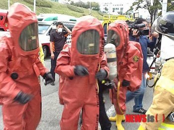 경북 구미국가산업단지 공장 사고 현장