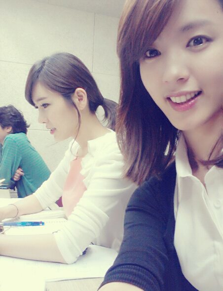 공서영(왼쪽)-정인영 아나운서.