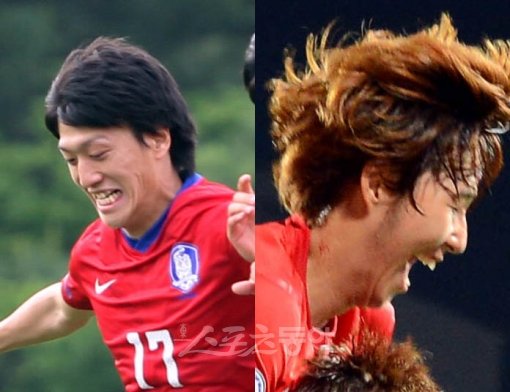 빠르게 기량을 회복하고 있는 이청용(왼쪽)과 새로운 공격카드로 기대를 모으는 손흥민. 스포츠동아DB