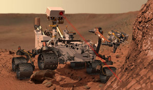 화성 탐사로봇 ‘큐리오시티’. NASA 제공