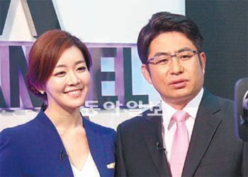 박종진(오른쪽), 김설혜 앵커.