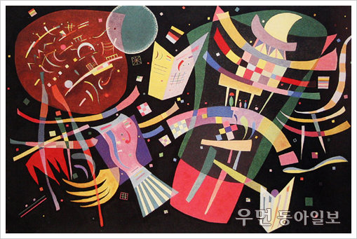 ▲ 칸딘스키 ‘Composition X’ (1939년, 캔버스에 유채, 130×195cm, 노르트라인베스트팔렌 미술관)