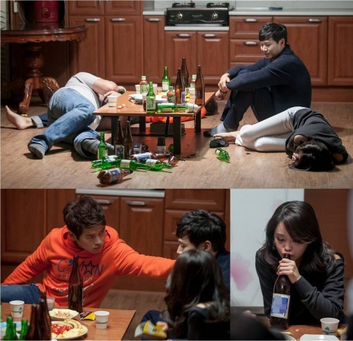 ‘뱀파이어 검사2’의 회식자리 촬영 현장. 사진제공 ｜ CJ E&M