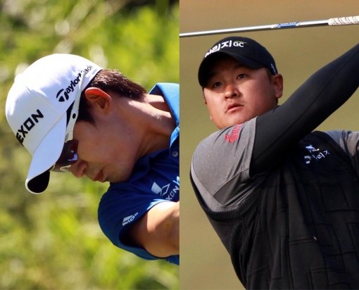 김비오(왼쪽)-김대섭. 사진제공｜KGT