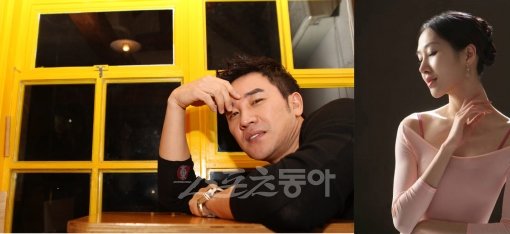 4일 배우 엄태웅이 자신이 출연 중인 ‘해피선데이-1박2일’을 통해 결혼을 깜짝 발표했다. 엄태웅은 내년 1월 무용을 전공한 여성과 결혼식을 올릴 예정이다. 오른쪽 사진은 엄태웅의 예비신부 윤혜진씨. 윤씨는 배우 윤일봉씨의 딸이다. 스포츠동아DB