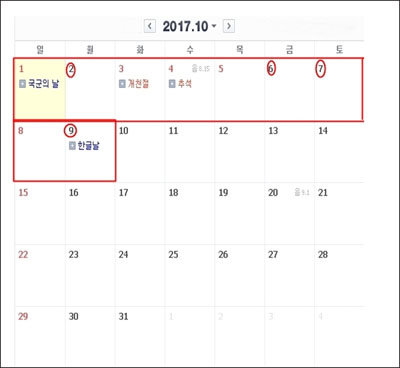 ‘2017년 황금 연휴’ 시나리오 화제