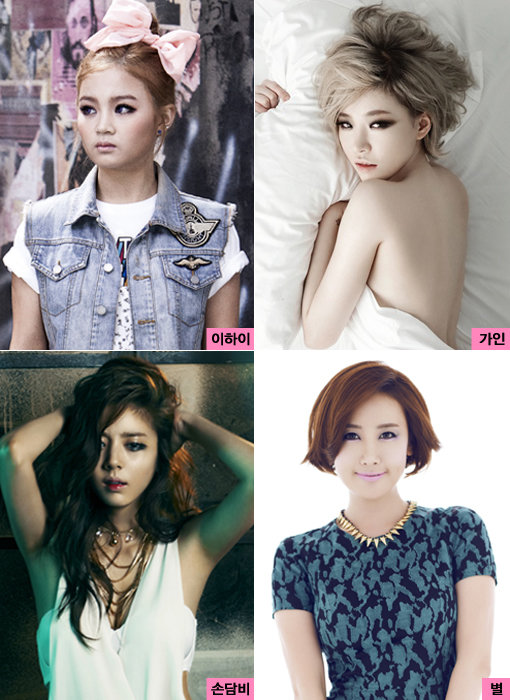 사진제공｜YG엔터테인먼트·로엔엔터테인먼트·QUAN 엔터테인먼트·플레디스